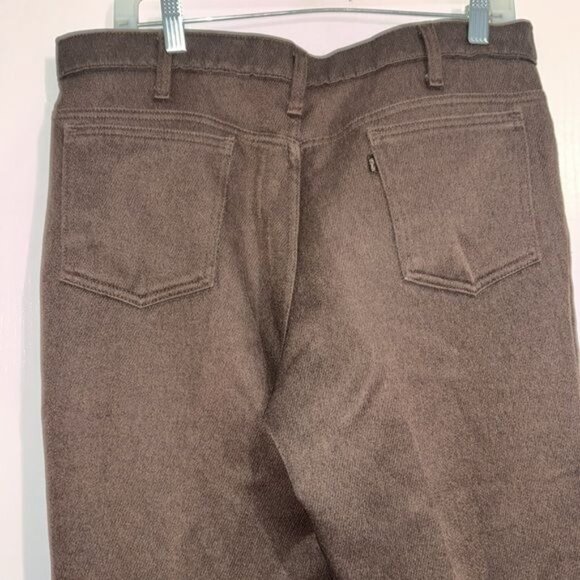 Levis Mens Brown Straight-Leg Pants  Size 30 - Picture 5 of 7